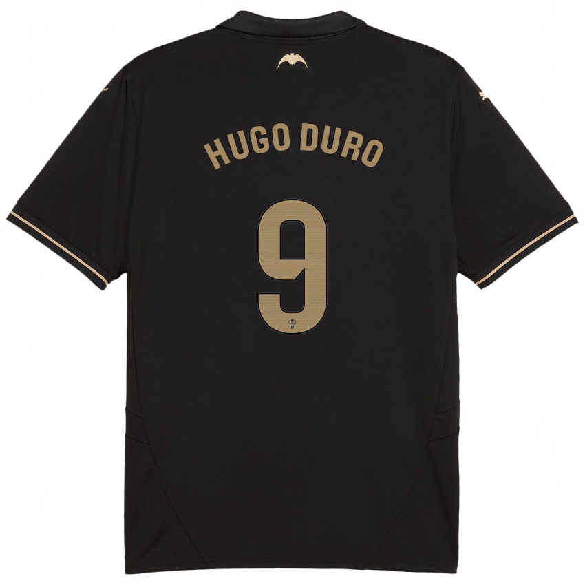 Bambino Maglia Hugo Duro #9 Nero Kit Gara Away 2024/25 Maglietta