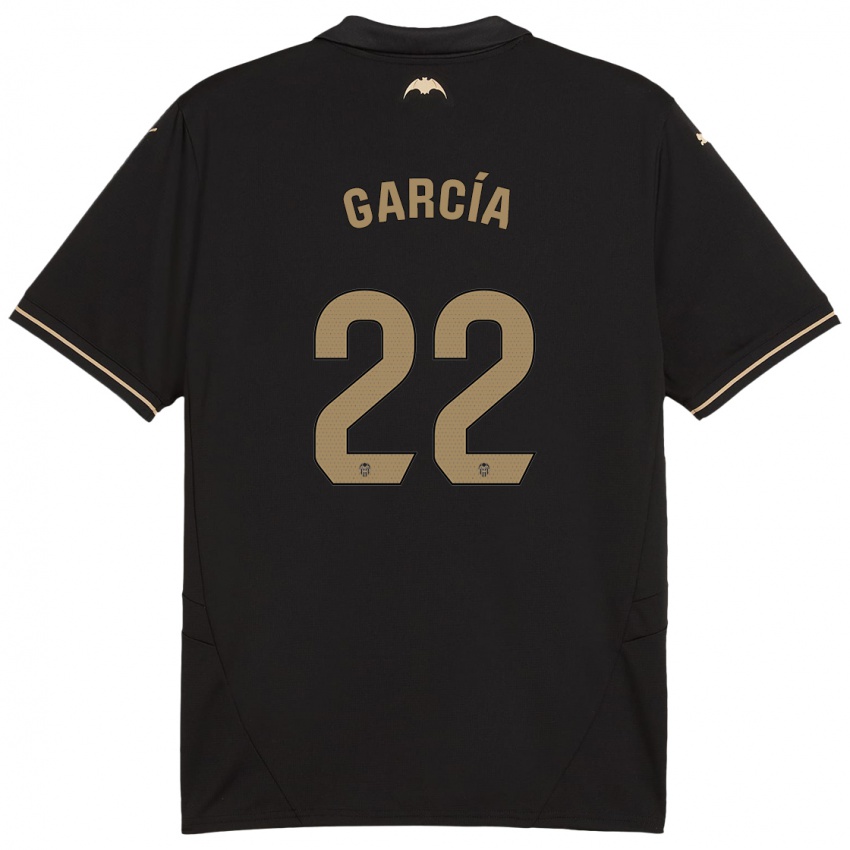 Bambino Maglia Azael García #22 Nero Kit Gara Away 2024/25 Maglietta