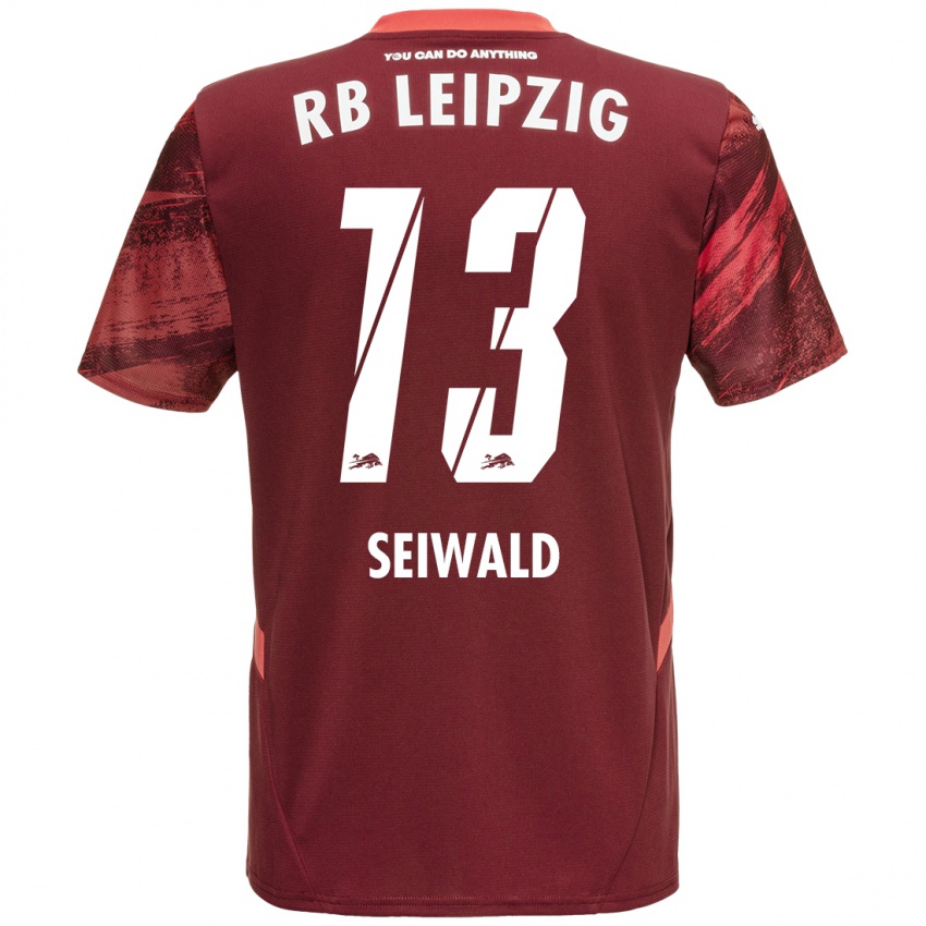 Bambino Maglia Nicolas Seiwald #13 Borgogna Kit Gara Away 2024/25 Maglietta