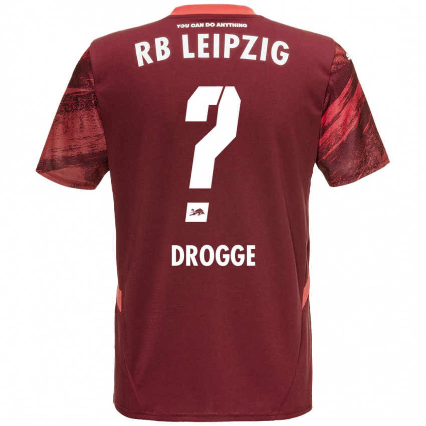 Bambino Maglia Lennert Drogge #0 Borgogna Kit Gara Away 2024/25 Maglietta