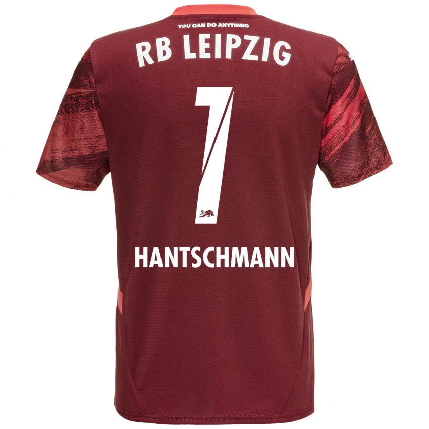 Bambino Maglia Franz Hantschmann #1 Borgogna Kit Gara Away 2024/25 Maglietta