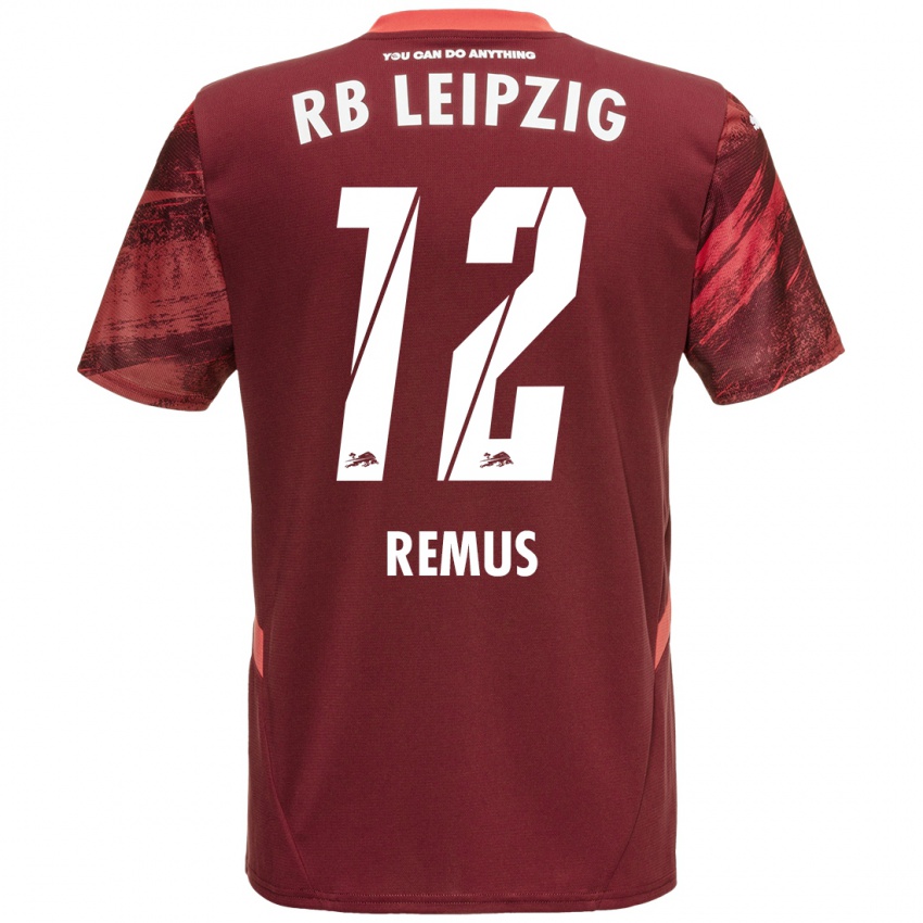 Bambino Maglia Niklas Remus #12 Borgogna Kit Gara Away 2024/25 Maglietta