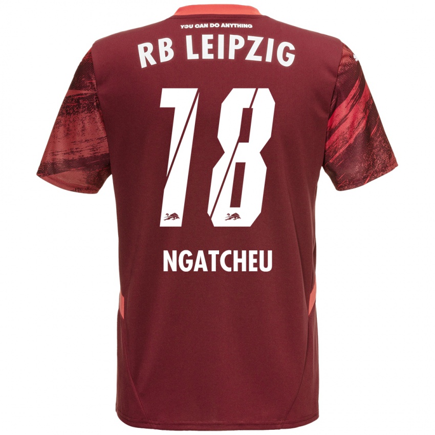 Bambino Maglia Yohan Ngatcheu #18 Borgogna Kit Gara Away 2024/25 Maglietta