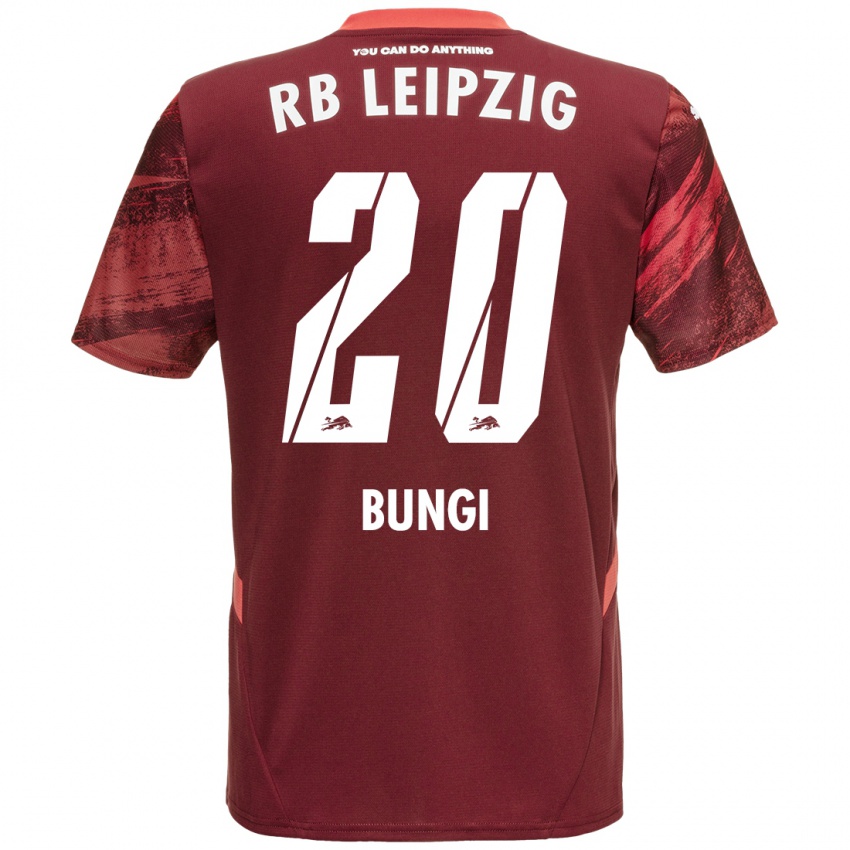 Bambino Maglia Joyeux Masanka Bungi #20 Borgogna Kit Gara Away 2024/25 Maglietta