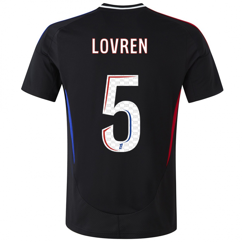 Bambino Maglia Dejan Lovren #5 Nero Kit Gara Away 2024/25 Maglietta