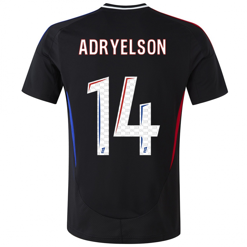 Bambino Maglia Adryelson #14 Nero Kit Gara Away 2024/25 Maglietta