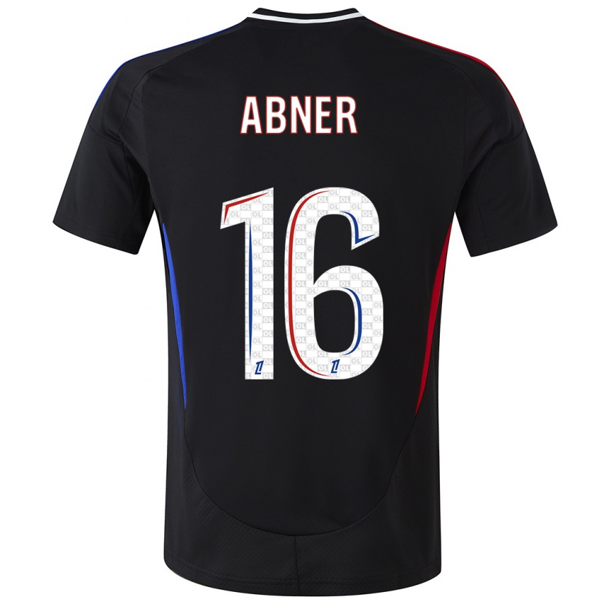 Bambino Maglia Abner #16 Nero Kit Gara Away 2024/25 Maglietta