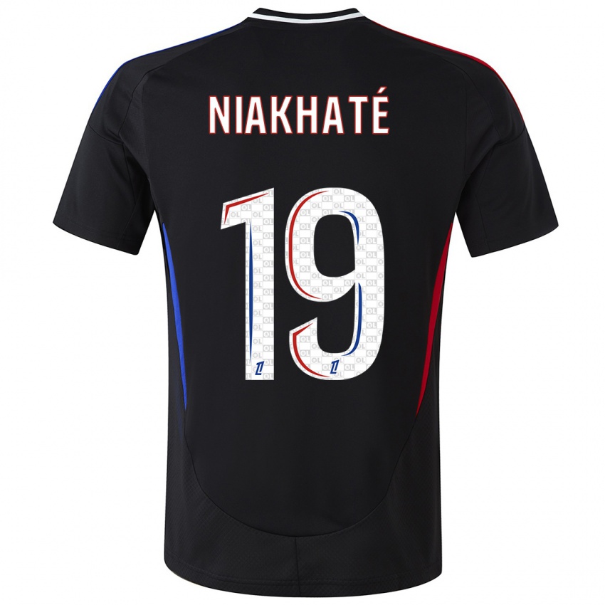 Bambino Maglia Moussa Niakhaté #19 Nero Kit Gara Away 2024/25 Maglietta