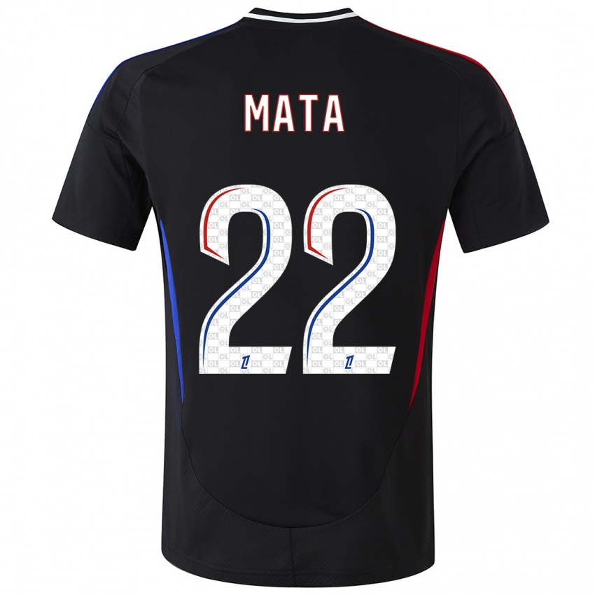 Bambino Maglia Clinton Mata #22 Nero Kit Gara Away 2024/25 Maglietta