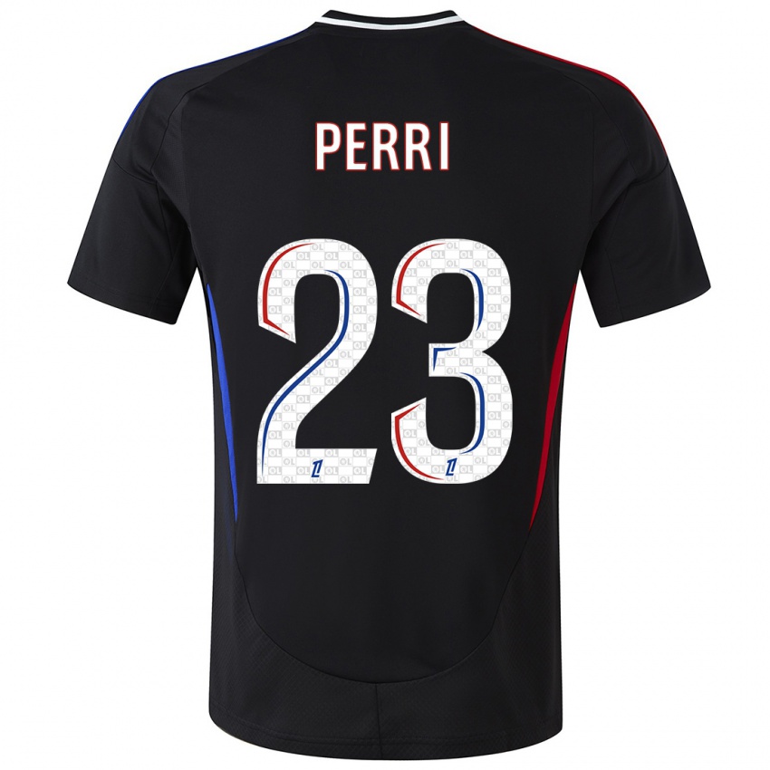 Bambino Maglia Lucas Perri #23 Nero Kit Gara Away 2024/25 Maglietta