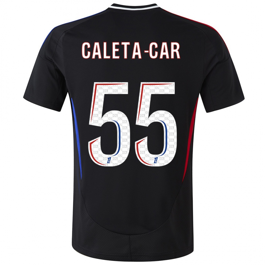 Bambino Maglia Duje Caleta-Car #55 Nero Kit Gara Away 2024/25 Maglietta