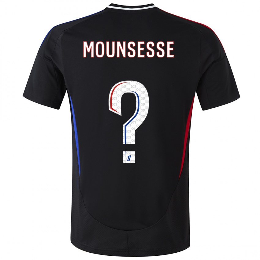 Bambino Maglia Jeremy Mounsesse #0 Nero Kit Gara Away 2024/25 Maglietta