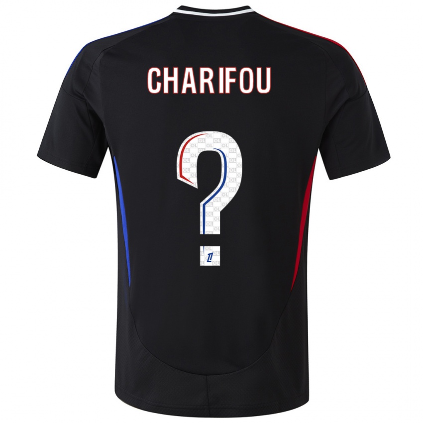 Bambino Maglia Imdad Charifou #0 Nero Kit Gara Away 2024/25 Maglietta