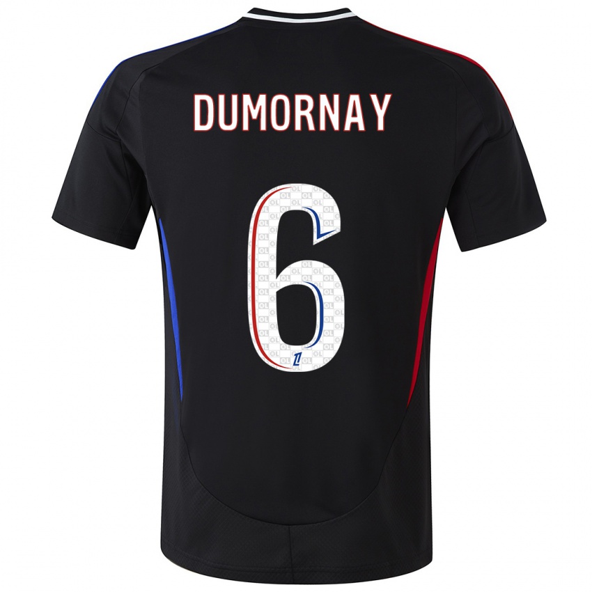 Bambino Maglia Melchie Dumornay #6 Nero Kit Gara Away 2024/25 Maglietta