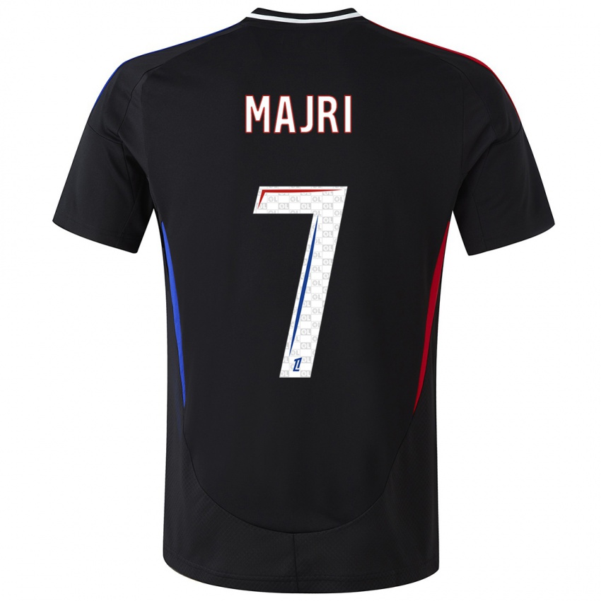 Bambino Maglia Amel Majri #7 Nero Kit Gara Away 2024/25 Maglietta