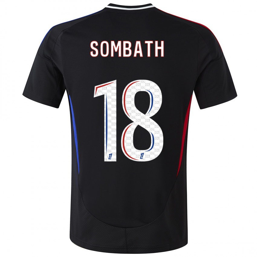 Bambino Maglia Alice Sombath #18 Nero Kit Gara Away 2024/25 Maglietta