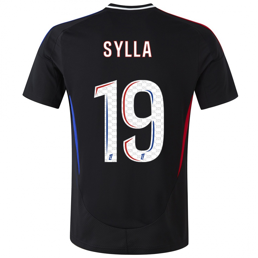 Bambino Maglia Kysha Sylla #19 Nero Kit Gara Away 2024/25 Maglietta