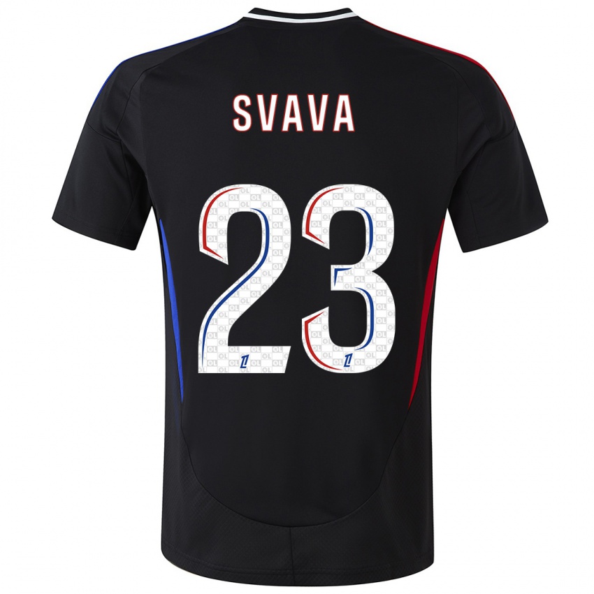 Bambino Maglia Sofie Svava #23 Nero Kit Gara Away 2024/25 Maglietta