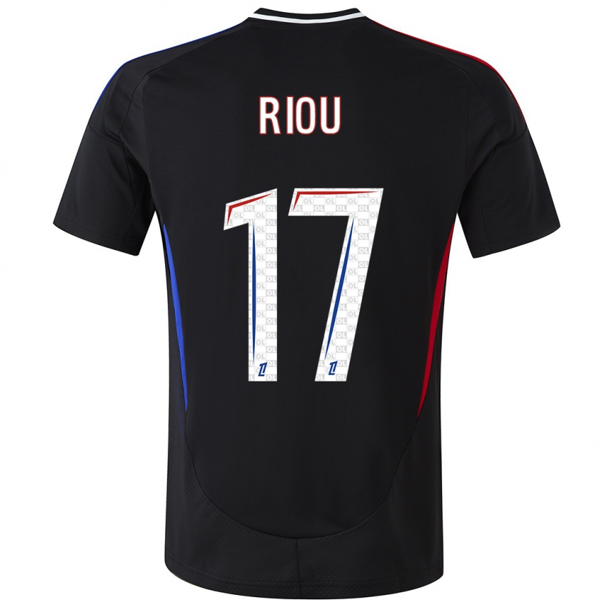 Bambino Maglia Remy Riou #17 Nero Kit Gara Away 2024/25 Maglietta