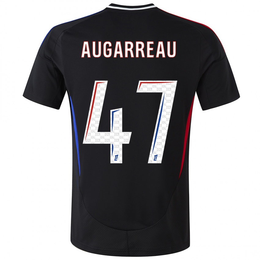 Bambino Maglia Sofiane Augarreau #47 Nero Kit Gara Away 2024/25 Maglietta