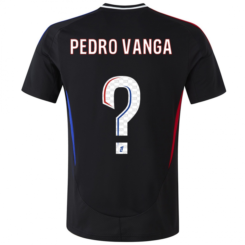 Bambino Maglia Emerson Pedro Vanga #0 Nero Kit Gara Away 2024/25 Maglietta