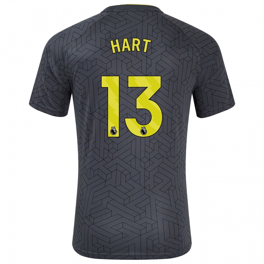 Bambino Maglia Libby Hart #13 Nero Giallo Kit Gara Away 2024/25 Maglietta