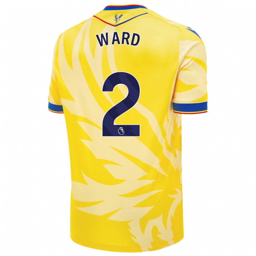 Bambino Maglia Joel Ward #2 Giallo Kit Gara Away 2024/25 Maglietta