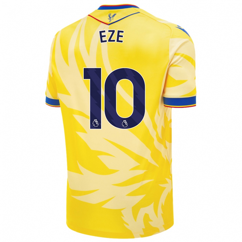 Bambino Maglia Eberechi Eze #10 Giallo Kit Gara Away 2024/25 Maglietta