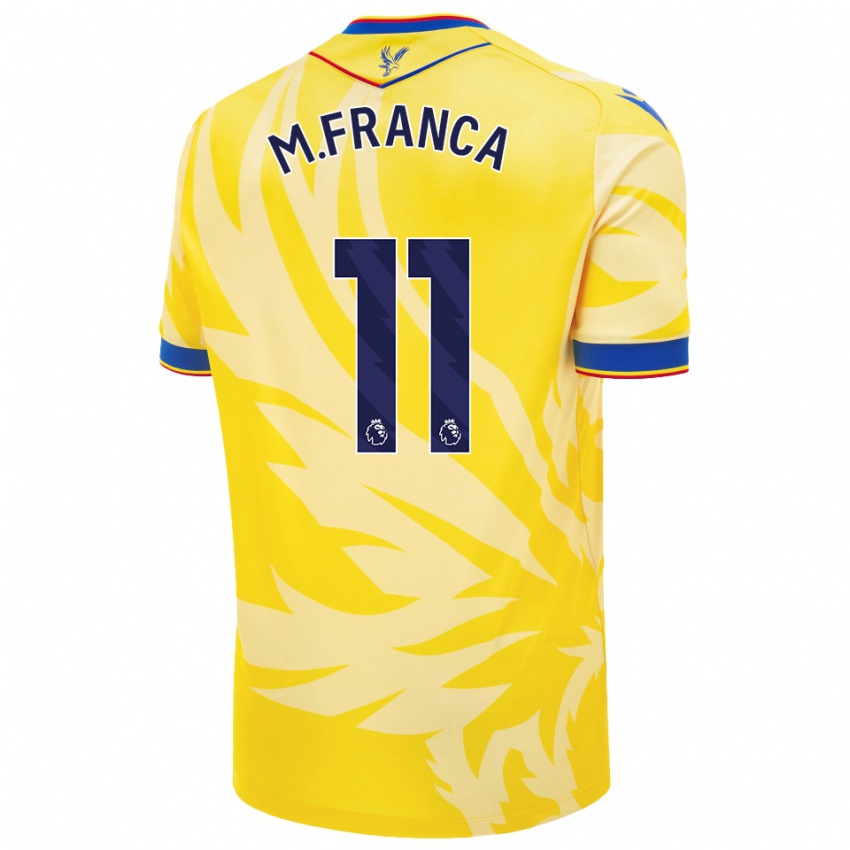 Bambino Maglia Matheus França #11 Giallo Kit Gara Away 2024/25 Maglietta