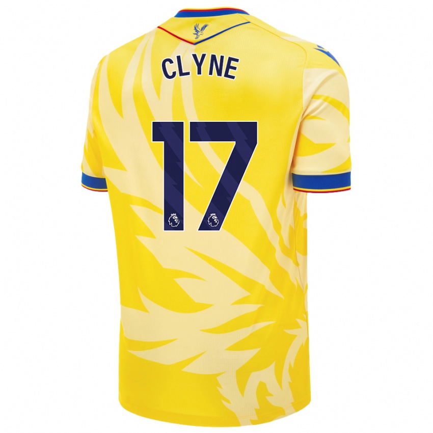 Bambino Maglia Nathaniel Clyne #17 Giallo Kit Gara Away 2024/25 Maglietta