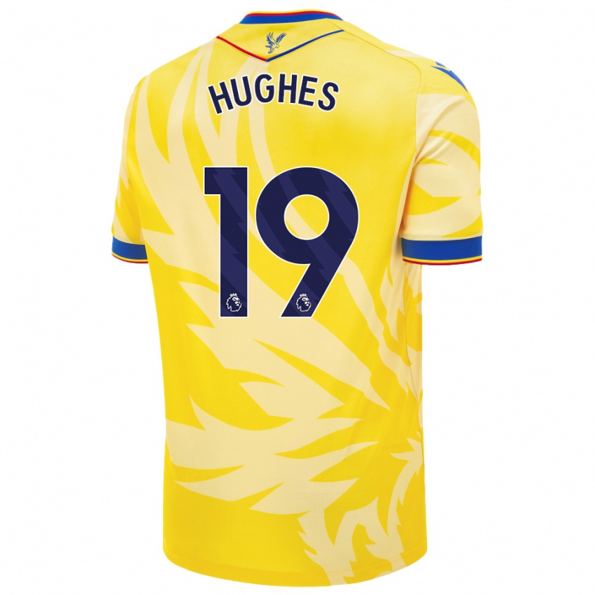 Bambino Maglia Will Hughes #19 Giallo Kit Gara Away 2024/25 Maglietta