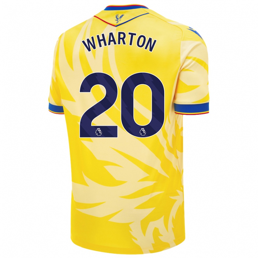 Bambino Maglia Adam Wharton #20 Giallo Kit Gara Away 2024/25 Maglietta