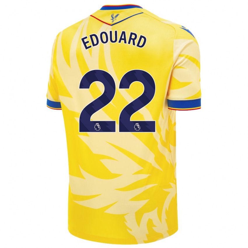 Bambino Maglia Odsonne Edouard #22 Giallo Kit Gara Away 2024/25 Maglietta