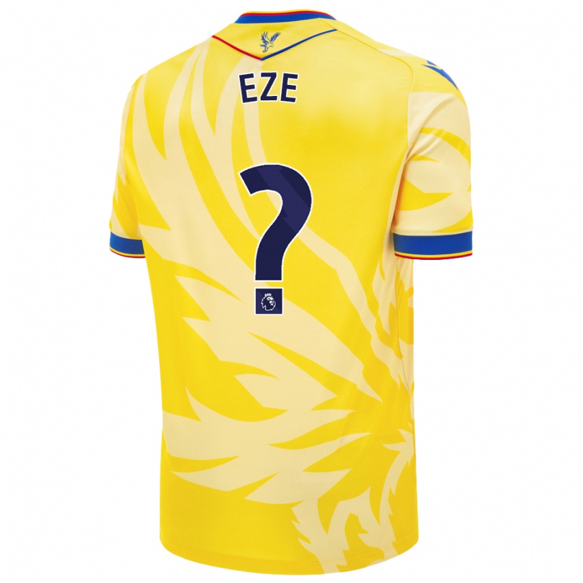 Bambino Maglia Chimaechi Eze #0 Giallo Kit Gara Away 2024/25 Maglietta