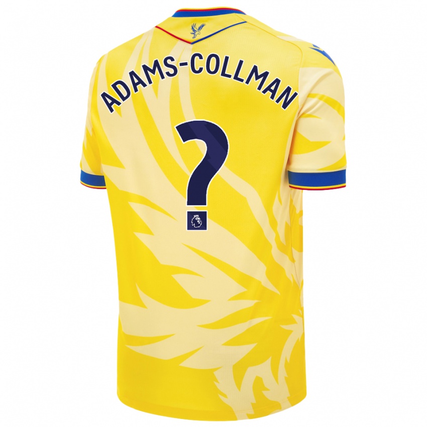 Bambino Maglia Kai-Reece Adams-Collman #0 Giallo Kit Gara Away 2024/25 Maglietta