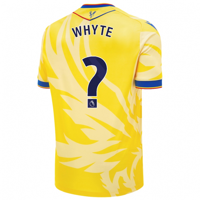 Bambino Maglia Tyler Whyte #0 Giallo Kit Gara Away 2024/25 Maglietta