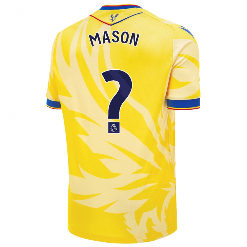 Bambino Maglia Jack Mason #0 Giallo Kit Gara Away 2024/25 Maglietta