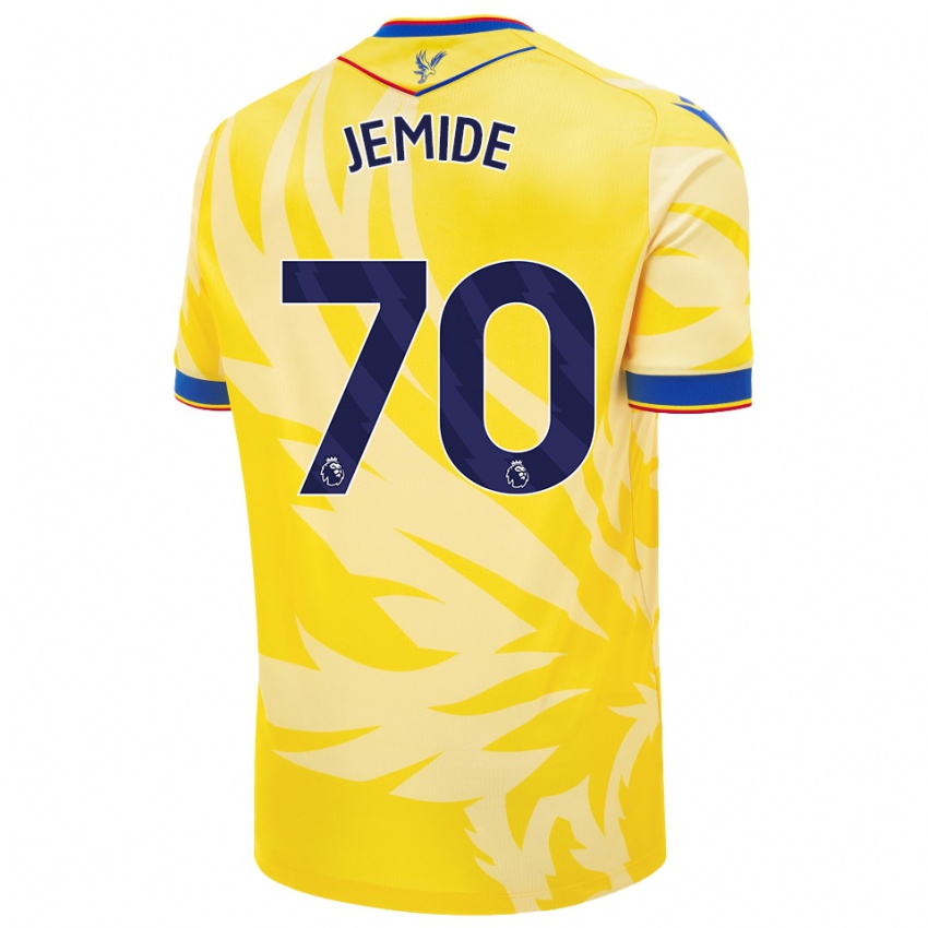 Bambino Maglia Mofe Jemide #70 Giallo Kit Gara Away 2024/25 Maglietta