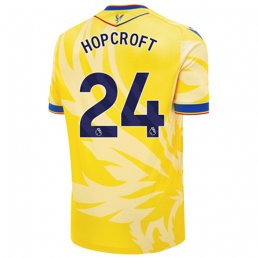 Bambino Maglia Shanade Hopcroft #24 Giallo Kit Gara Away 2024/25 Maglietta