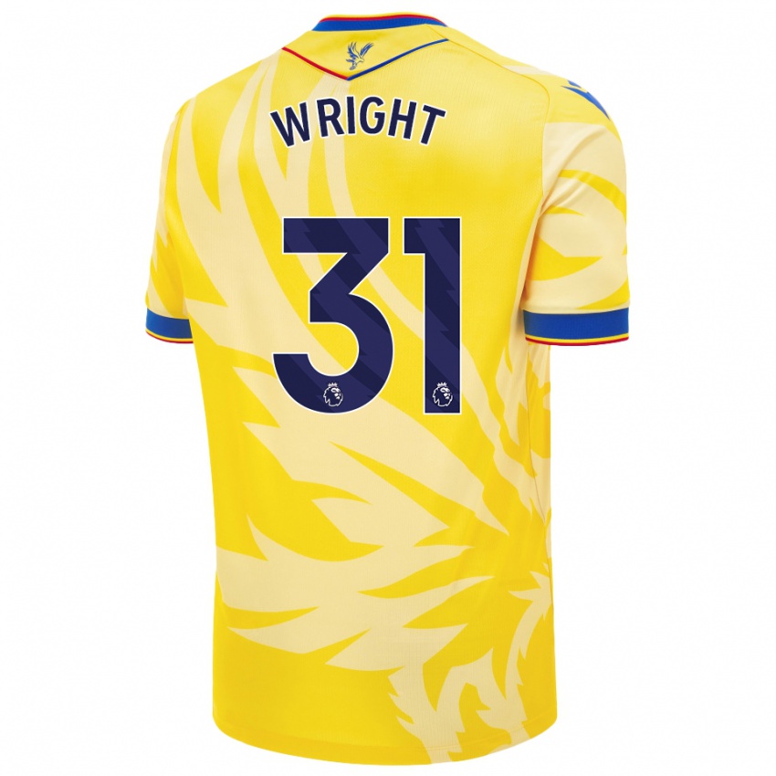 Bambino Maglia Annis-Clara Wright #31 Giallo Kit Gara Away 2024/25 Maglietta