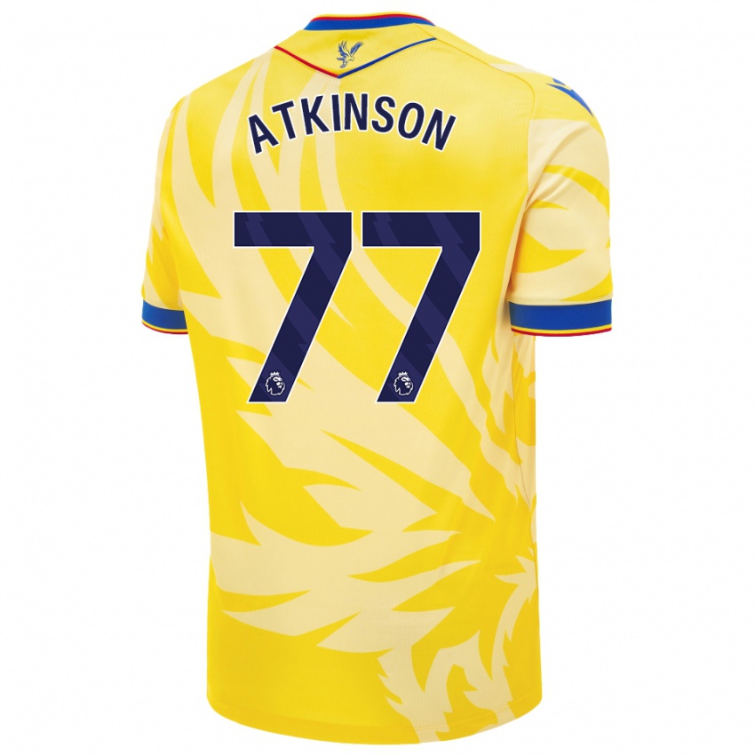 Bambino Maglia Isibeal Atkinson #77 Giallo Kit Gara Away 2024/25 Maglietta