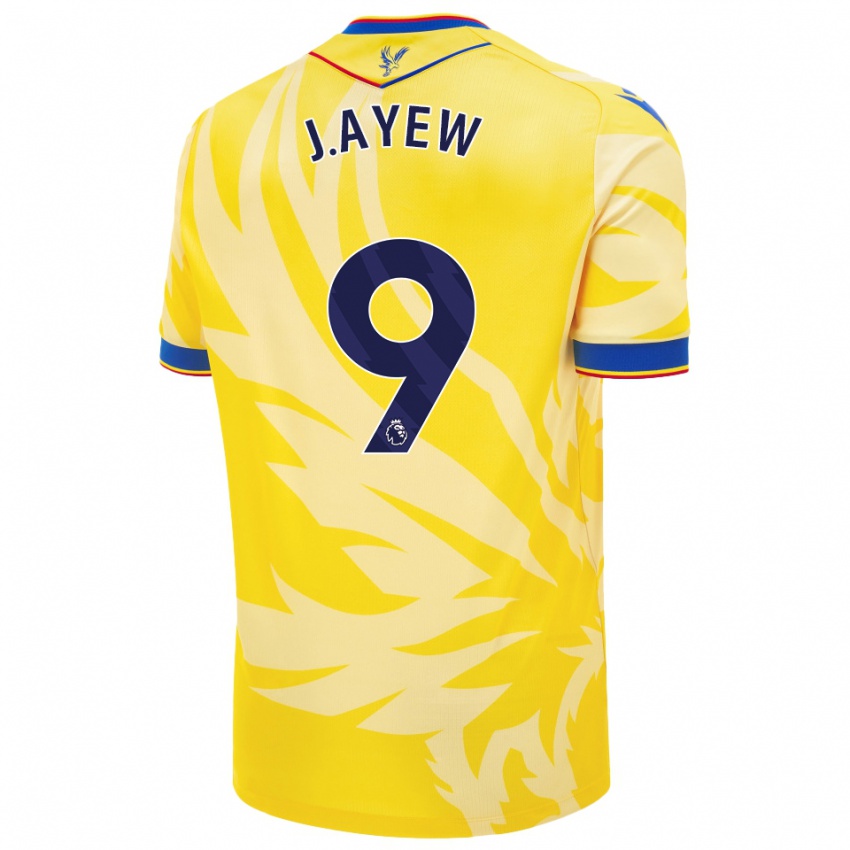 Bambino Maglia Jordan Ayew #9 Giallo Kit Gara Away 2024/25 Maglietta