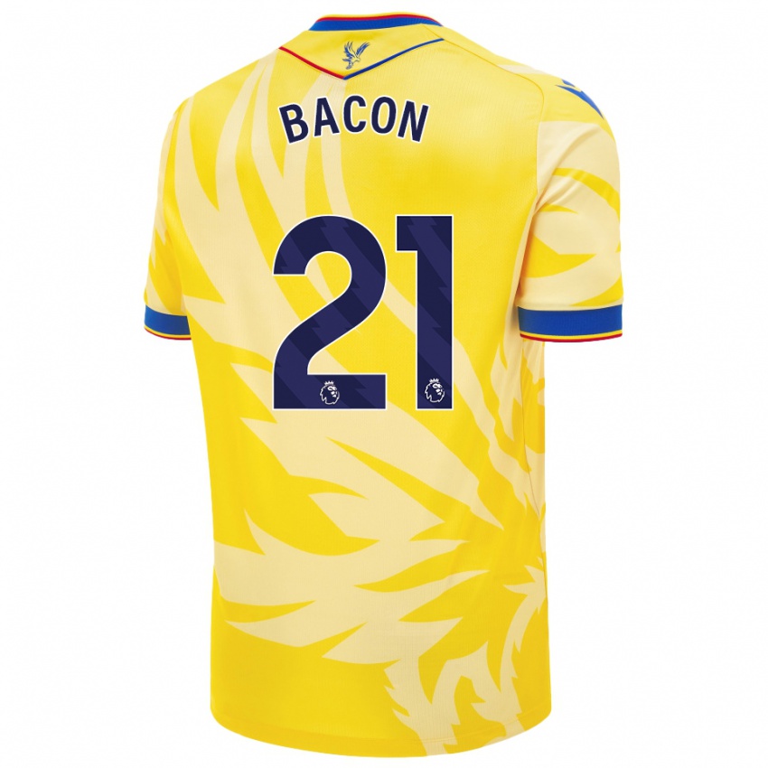 Bambino Maglia Skye Bacon #21 Giallo Kit Gara Away 2024/25 Maglietta