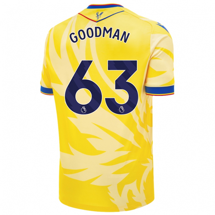 Bambino Maglia Owen Goodman #63 Giallo Kit Gara Away 2024/25 Maglietta