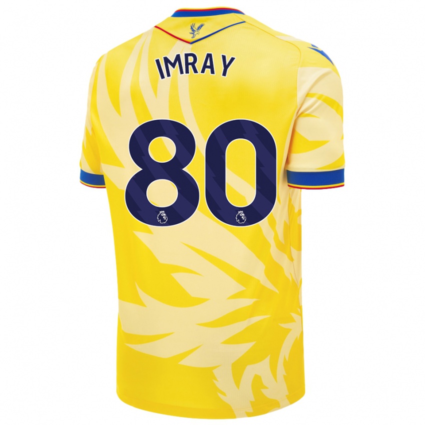 Bambino Maglia Danny Imray #80 Giallo Kit Gara Away 2024/25 Maglietta