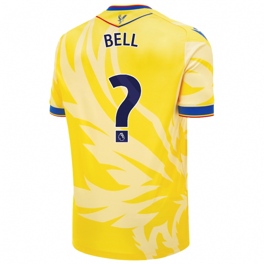 Bambino Maglia Freddie Bell #0 Giallo Kit Gara Away 2024/25 Maglietta