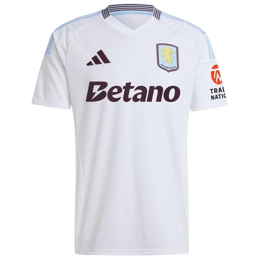 Bambino Maglia Keilan Quinn #0 Bianco Kit Gara Away 2024/25 Maglietta