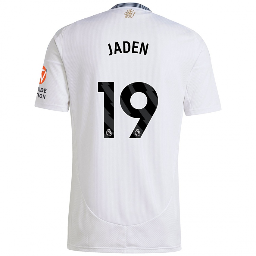 Bambino Maglia Jaden Philogene #19 Bianco Kit Gara Away 2024/25 Maglietta