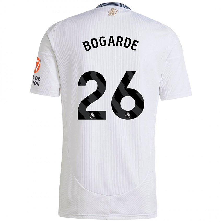 Bambino Maglia Lamare Bogarde #26 Bianco Kit Gara Away 2024/25 Maglietta