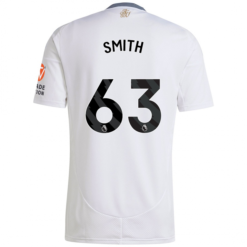 Bambino Maglia Kerr Smith #63 Bianco Kit Gara Away 2024/25 Maglietta